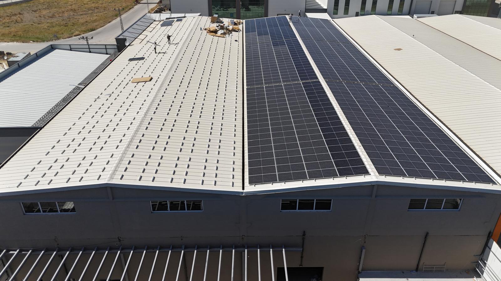 Kazan Saray Fabrika Çatı GES